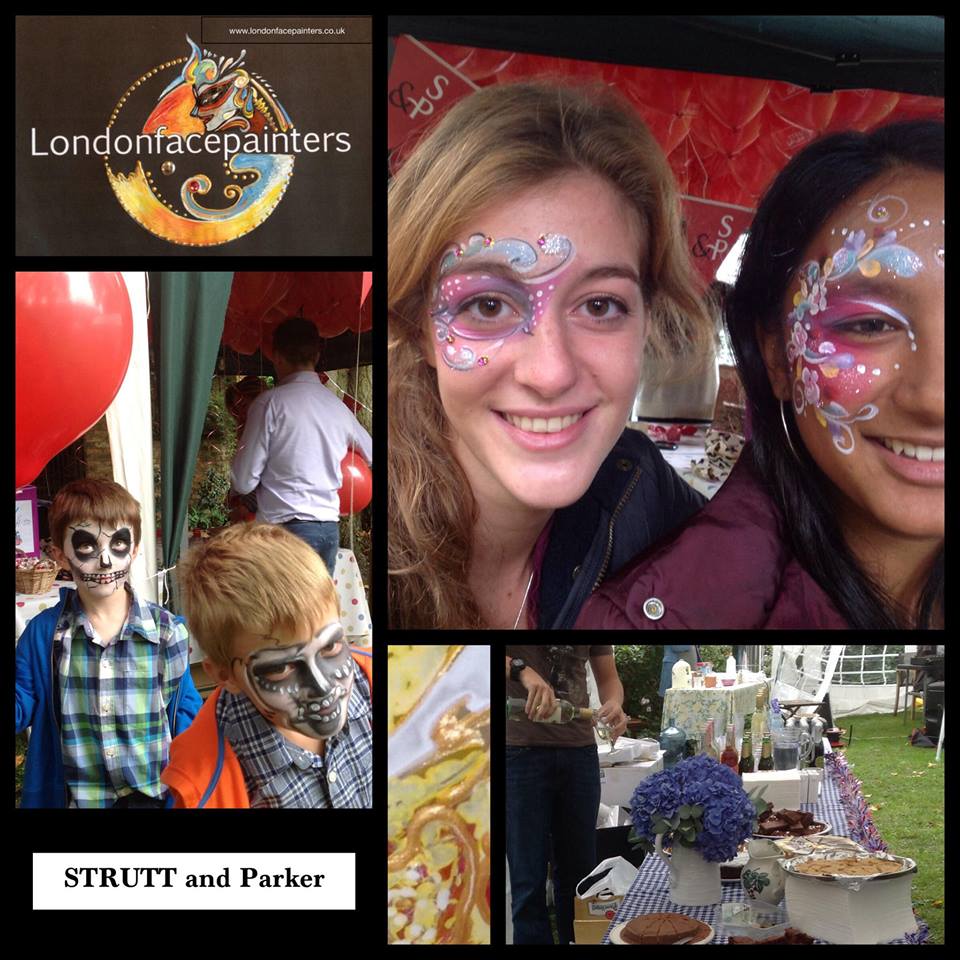 London_Face_Painters_at_StruttParker_event