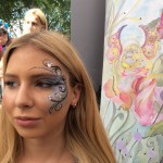 Face painting and summer fun at St Johns Wood festival