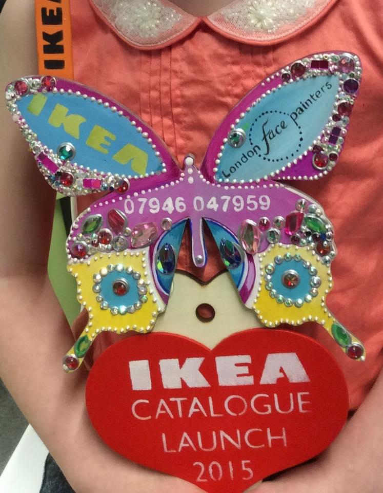London Face Painters creating brand visibility at IKEA catalogue launch